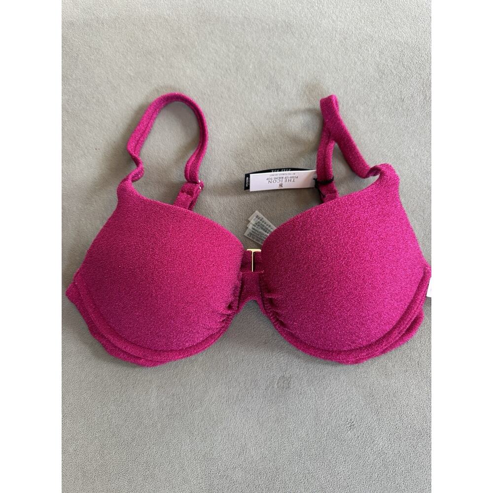 Victoria’s Secret Swim “The Icon”Push-Up Bikini Top Hot Pink 36 C